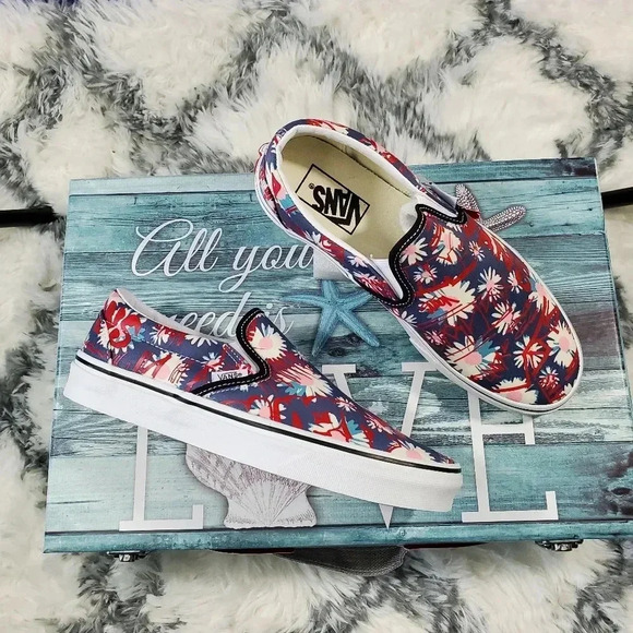 Vans Crew Floral 💐🌼 Classic slip-on (CL) - Picture 4 of 14